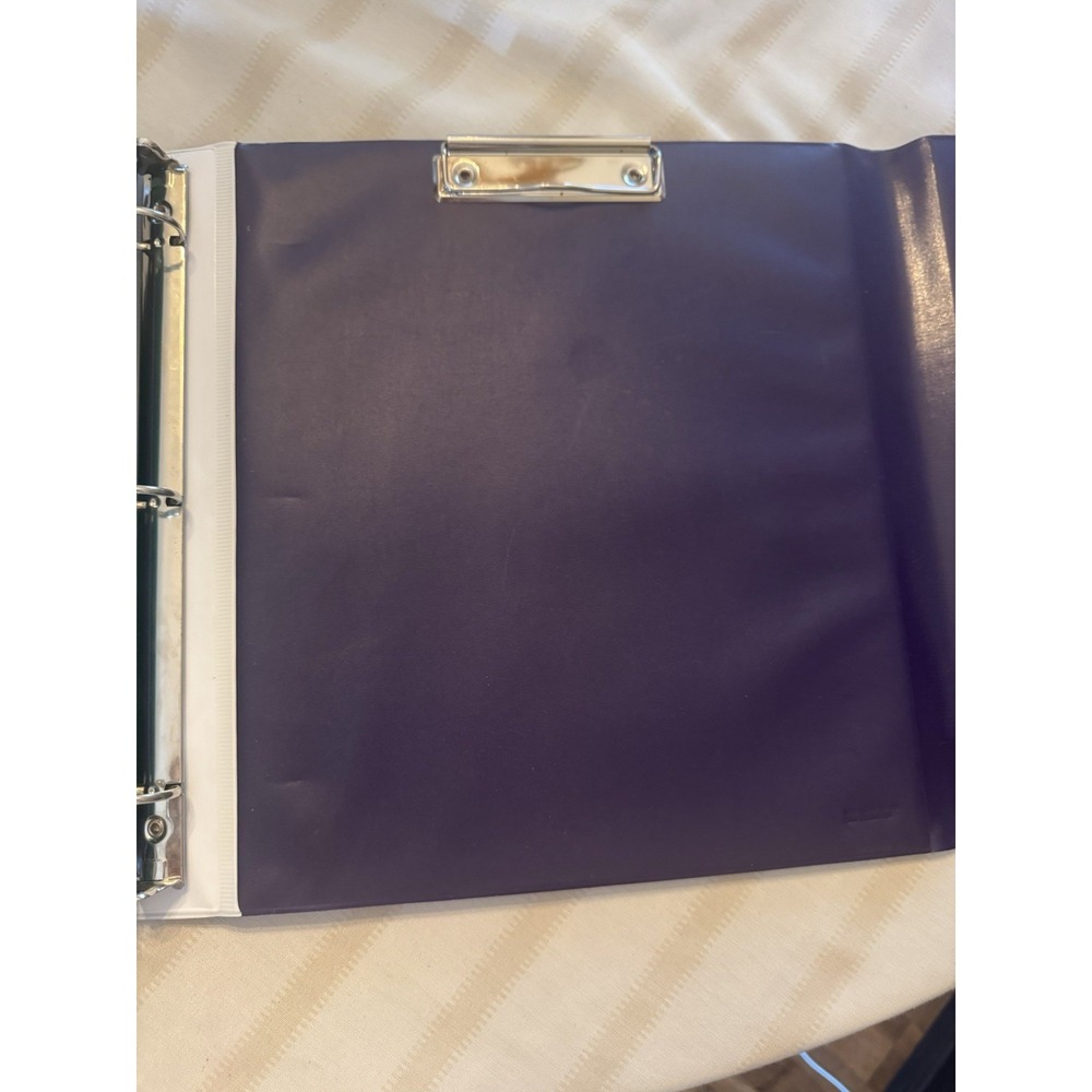 Vintage Mead Trapper Keeper Retro 1.5" 3 Ring Binder 80s 90s Retro Dolphin Glow - Picture 4 of 6